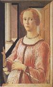 Portrait of Smeralda Brandini, Sandro Botticelli